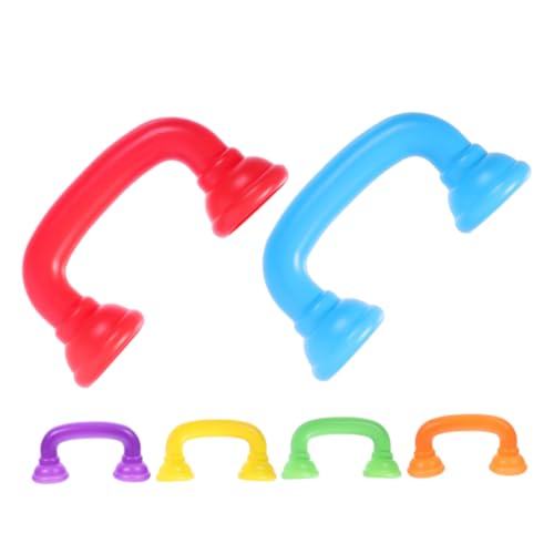 KONTONTY 6 Stück Teiliges Realistisches Spielzeugtelefon für Sprachentwicklung Ergonomisches Design für Kreatives Rollenspiel im Klassenzimmer und Zuhause in Farben von KONTONTY
