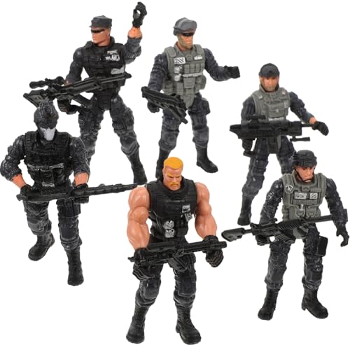 KONTONTY 6 Stück Teiliges soldatenmodell Flexiblem Kunststoff Realistische Actionfiguren mit Beweglichen Gelenken Pädagogisches Armee und Eltern Junge Mädchen interaktion KONTONTY 6 Stück Teiliges soldatenmodell Flexiblem Kunststoff Realistische Actionfiguren mit Beweglichen Gelenken Pädagogisches Armee und Eltern Junge Mädchen interaktion von KONTONTY