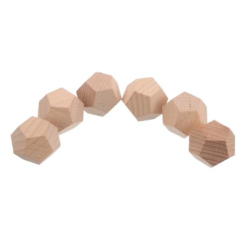 KONTONTY 6 Stück Unfertige Leere Holzwürfel: 12-seitige Weihnachtsmann-tauschwürfel Zum Austauschen Von Geschenken Für Weihnachten, Geburtstage Und Valentinstag – DIY-bastelprojekte, KONTONTY 6 Stück Unfertige Leere Holzwürfel: 12-seitige Weihnachtsmann-tauschwürfel Zum Austauschen Von Geschenken Für Weihnachten, Geburtstage Und Valentinstag – DIY-bastelprojekte, von KONTONTY
