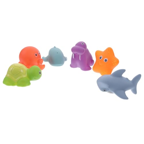 KONTONTY 6 Stück Wasserspielzeug Water Toys for badewannenspielzeug Tier Bad badewannenspielzeug Badespielzeug für Poolspielzeug für Vinyl KONTONTY 6 Stück Wasserspielzeug Water Toys for badewannenspielzeug Tier Bad badewannenspielzeug Badespielzeug für Poolspielzeug für Vinyl von KONTONTY