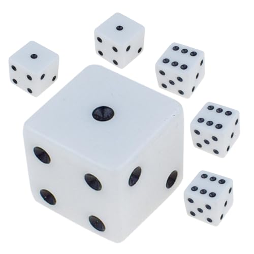 KONTONTY 6 Stücke Kleine Würfel Klassenzimmer Spiel Würfel Brettspiel Zubehör Tisch Spiele Lernen Würfel Tasche Würfel Kunststoff KONTONTY 6 Stücke Kleine Würfel Klassenzimmer Spiel Würfel Brettspiel Zubehör Tisch Spiele Lernen Würfel Tasche Würfel Kunststoff von KONTONTY