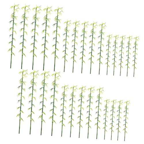 KONTONTY 60 Stck Miniature Fake Bamboo Decoration Teiliges aus Künstlichen Bambuspflanzen für DIY und Modellbau für Kreative Projekte und Dekoration KONTONTY 60 Stck Miniature Fake Bamboo Decoration Teiliges aus Künstlichen Bambuspflanzen für DIY und Modellbau für Kreative Projekte und Dekoration von KONTONTY