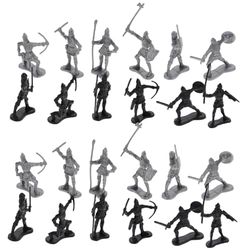 KONTONTY 60 Stück Mittelalterliche Soldatenfiguren Spielzeug Infanterie Bogenschützen Modellfiguren Archaische Krieger KONTONTY 60 Stück Mittelalterliche Soldatenfiguren Spielzeug Infanterie Bogenschützen Modellfiguren Archaische Krieger von KONTONTY