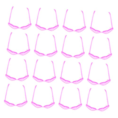 KONTONTY 60 Stück Mini Herz Sonnenbrillen für Puppen Teiliges Kreative Accessoires für Puppenoutfits für Bastelprojekte und Rollenspiele Fördert die Fantasie und Freundschaft KONTONTY 60 Stück Mini Herz Sonnenbrillen für Puppen Teiliges Kreative Accessoires für Puppenoutfits für Bastelprojekte und Rollenspiele Fördert die Fantasie und Freundschaft von KONTONTY
