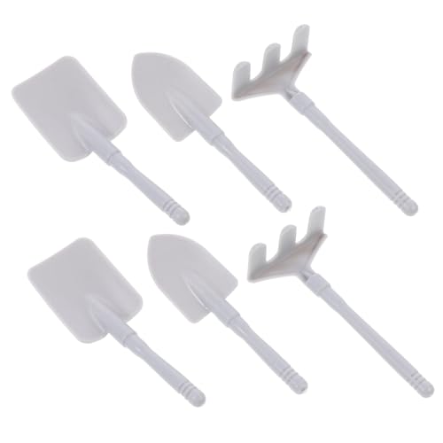 KONTONTY 60 Stück Mini Strandspielzeug Teiliges mit Mini Schaufeln und Rakes für Puppenhäuser und Sandkästen Farbige Deko Accessoires für Kreative DIY Gartenlandschaften und KONTONTY 60 Stück Mini Strandspielzeug Teiliges mit Mini Schaufeln und Rakes für Puppenhäuser und Sandkästen Farbige Deko Accessoires für Kreative DIY Gartenlandschaften und von KONTONTY