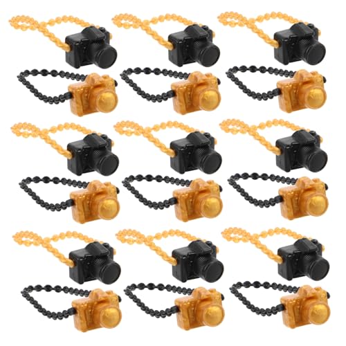KONTONTY 60 Stück Teiliges Goldfarbener Halskette Tragbares Vintage-dekor für Puppenkleidung Accessoire für Kostüme Puppenhaus-deko von KONTONTY