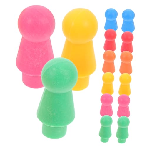 KONTONTY 60 Stück Teiliges Schachfiguren aus Kunststoff für Flugschach und Brettspiele Kleine Spielsteine Kreativität Anfänger und Unterhaltungsabende KONTONTY 60 Stück Teiliges Schachfiguren aus Kunststoff für Flugschach und Brettspiele Kleine Spielsteine Kreativität Anfänger und Unterhaltungsabende von KONTONTY