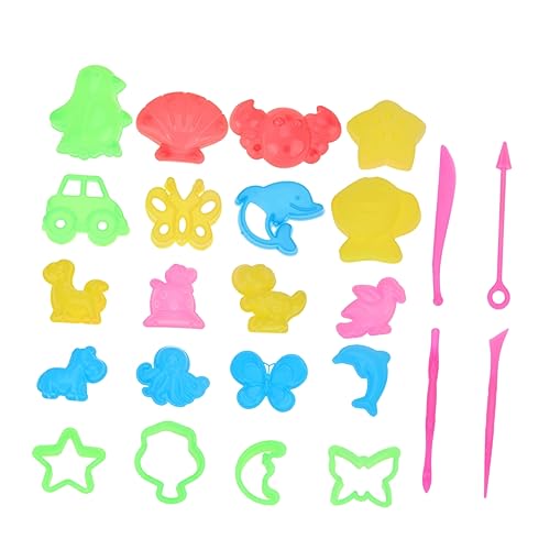 KONTONTY 64Pcs Accessoires Playdoires Accessoires Weltraum Formspielspiel Sand Kit KONTONTY 64Pcs Accessoires Playdoires Accessoires Weltraum Formspielspiel Sand Kit von KONTONTY