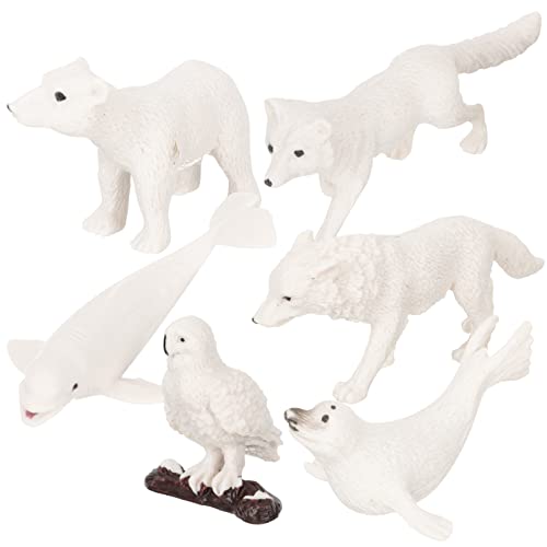 KONTONTY 6Pcs Wintertiermodell Dinosaurierspielzeug Horse Spielzeugpinguin Figuren Spielzeugnutztiere Für Mini Marine Figuren Mini Figuren Mini Marine Tiere Spielzeugtiere Abs KONTONTY 6Pcs Wintertiermodell Dinosaurierspielzeug Horse Spielzeugpinguin Figuren Spielzeugnutztiere Für Mini Marine Figuren Mini Figuren Mini Marine Tiere Spielzeugtiere Abs von KONTONTY