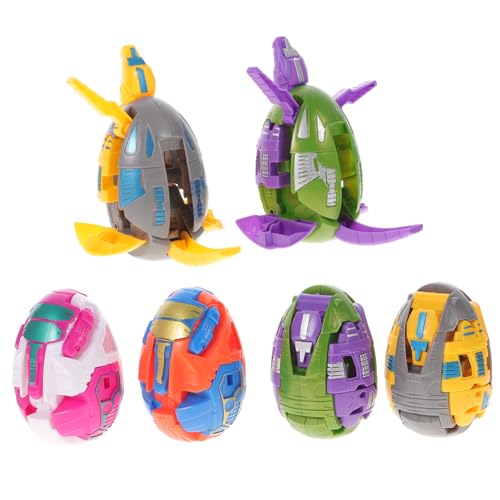 KONTONTY 6St Dinosaurier verwandelndes kinderspielzeug für toys for dino figuren dinosaurierei Dinosaurier-Ei- Dinosaurier-Modellspielzeug Plastik KONTONTY 6St Dinosaurier verwandelndes kinderspielzeug für toys for dino figuren dinosaurierei Dinosaurier-Ei- Dinosaurier-Modellspielzeug Plastik von KONTONTY