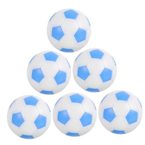 KONTONTY Mini-tischfußball 6 Stück Helle Farbe Tischfußballbälle Fußballspielbälle für Den Schreibtisch Fußball von KONTONTY