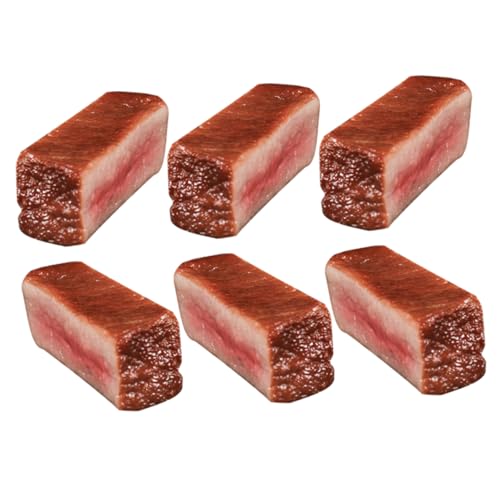 KONTONTY 6pcs Rindfleisch Block Gefälschte Modell Realistische Lebensmittel Requisiten Für Küche Restaurant Und Fotografie KONTONTY 6pcs Rindfleisch Block Gefälschte Modell Realistische Lebensmittel Requisiten Für Küche Restaurant Und Fotografie von KONTONTY