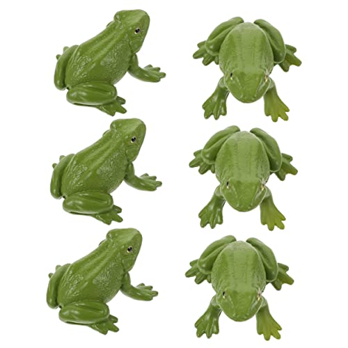 KONTONTY Frösche Spielzeu Frosch Figur 6st Tiermodell- Plastikenten Plasure Froschfiguren Tierfiguren Für Bastler Caakg Frösche Für Realistisches Froschmodell Lernspielzeug Frösche Dekorationen KONTONTY Frösche Spielzeu Frosch Figur 6st Tiermodell- Plastikenten Plasure Froschfiguren Tierfiguren Für Bastler Caakg Frösche Für Realistisches Froschmodell Lernspielzeug Frösche Dekorationen von KONTONTY