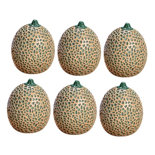KONTONTY 6 Stücke Künstliche Obst Modelle Melone Requisiten Realistische Simulation Für Puppenhaus Sprites Und Saft S Charms Sammlung KONTONTY 6 Stücke Künstliche Obst Modelle Melone Requisiten Realistische Simulation Für Puppenhaus Sprites Und Saft S Charms Sammlung von KONTONTY