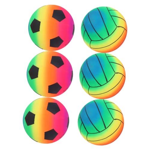 KONTONTY Aufblasbarer Strand Pool Spielball Für Kinder Bunte Pvc Wasserbälle Zum Werfen Und Fangen KONTONTY Aufblasbarer Strand Pool Spielball Für Kinder Bunte Pvc Wasserbälle Zum Werfen Und Fangen von KONTONTY