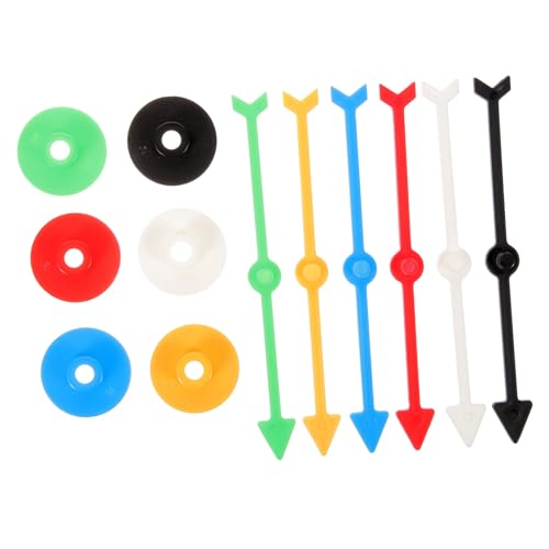 KONTONTY 6Stücke Kunststoff Pfeilspinner für Brettspiele und DIY Projekte Langlebig und Leicht für Familien und Klassenzimmeraktivitäten KONTONTY 6Stücke Kunststoff Pfeilspinner für Brettspiele und DIY Projekte Langlebig und Leicht für Familien und Klassenzimmeraktivitäten von KONTONTY