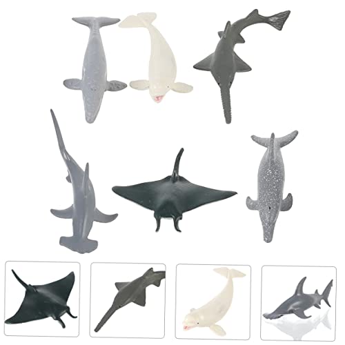 KONTONTY 6Stücke Teiliges Tiere Modell Adorable Meerestiere für Perfektes Kreativität und Bildung REGT Interesse Unterwasserwelt von KONTONTY