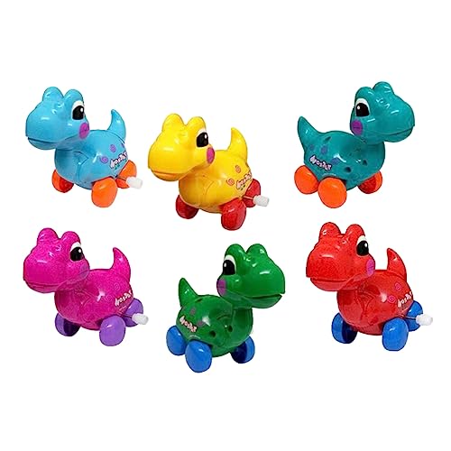 KONTONTY Lustige Dinosaurier Aus Kunststoff Mit Uhrwerk 6 Stück Dinosaurier-Spielzeug Aufziehspielzeug Für Kinder Dinosaurier-Figuren-spielset Lernspielzeug Zufällige Farbe KONTONTY Lustige Dinosaurier Aus Kunststoff Mit Uhrwerk 6 Stück Dinosaurier-Spielzeug Aufziehspielzeug Für Kinder Dinosaurier-Figuren-spielset Lernspielzeug Zufällige Farbe von KONTONTY