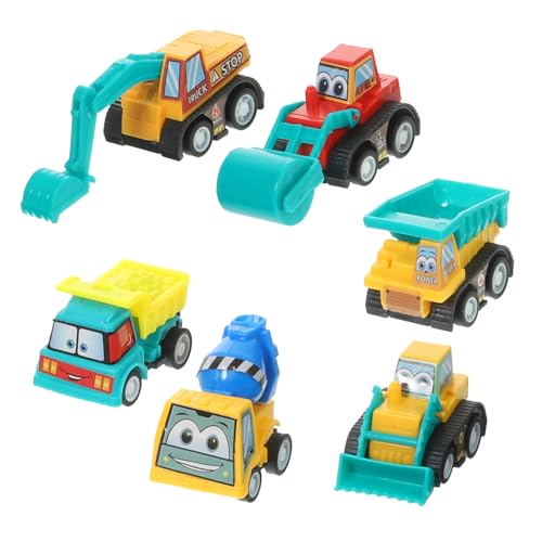 KONTONTY Mini Auto Spielzeug 6er Set Mini Rückziehspielzeugautos Für Inertiale Kleine Fahrzeuge Baufahrzeuge Und Spielzeugautos Für Kreative Spielstunden Perfekt Als Für Jungen Und Ädchen Ab 3 KONTONTY Mini Auto Spielzeug 6er Set Mini Rückziehspielzeugautos Für Inertiale Kleine Fahrzeuge Baufahrzeuge Und Spielzeugautos Für Kreative Spielstunden Perfekt Als Für Jungen Und Ädchen Ab 3 von KONTONTY