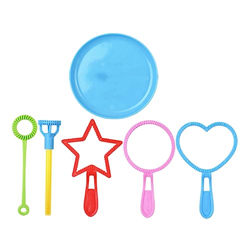KONTONTY 6-teiliges Seifenblasen-Set Für Draußen Seifenblasen-Maker Für Kinder Und Kleinkinder Bunte Seifenblasen-stäbe Party Seifenblasen-Spielzeug von KONTONTY