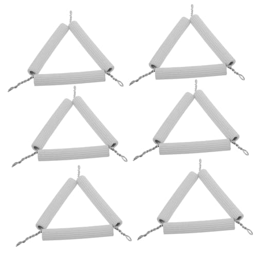 KONTONTY 6pcs Laborkruzible Rack Keramik -tondreieck Für Genaue Erhitzen in Chemieversuche Tiegelhalter Labordreieck Tiegel Rack Crucible Shelf Labors Unterstützend von KONTONTY
