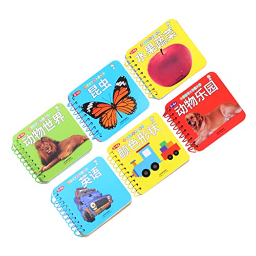 KONTONTY 6st Frühbildungalphabetisierungbildungfrühlernenkinderbildunggehirnspielbildungsbücher Lehrbuch Aufklärung Buch Säuglingsbuch Tierbuch Babybuch Colorful KONTONTY 6st Frühbildungalphabetisierungbildungfrühlernenkinderbildunggehirnspielbildungsbücher Lehrbuch Aufklärung Buch Säuglingsbuch Tierbuch Babybuch Colorful von KONTONTY