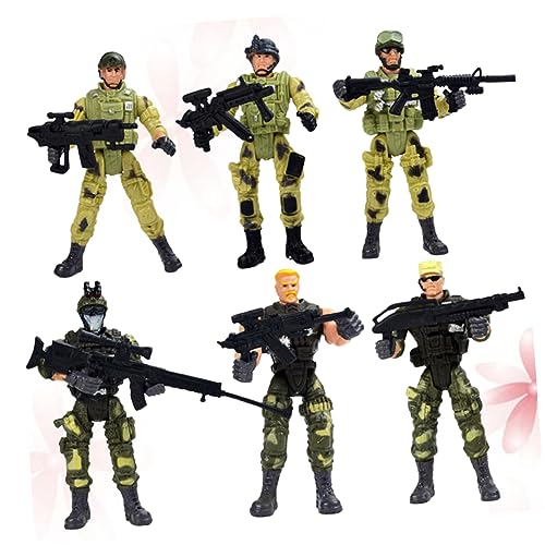 KONTONTY Modell Spielzeug Für Kinder 6 Stücke Toyspy Set Kinder-freundliche Spielzeug Pädagogische Soldat Figuren KONTONTY Modell Spielzeug Für Kinder 6 Stücke Toyspy Set Kinder-freundliche Spielzeug Pädagogische Soldat Figuren von KONTONTY