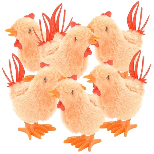KONTONTY 6st Gehendes Küken-babyspielzeug Hühnerspielzeug Für Huhn Zum Aufziehen Springspielzeug Küken Aufziehspielzeug Masse Aufziehküken Plüsch KONTONTY 6st Gehendes Küken-babyspielzeug Hühnerspielzeug Für Huhn Zum Aufziehen Springspielzeug Küken Aufziehspielzeug Masse Aufziehküken Plüsch von KONTONTY