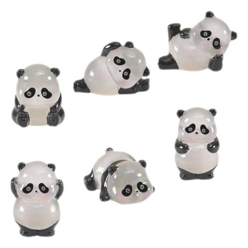 KONTONTY 6st Mikrolandschaft Panda Miniaturen Schmücken Miniatur-tierfiguren Plüsch Winzige Spielsachen Panda-Ohrringe Miniatur-Panda-Figuren Märchengarten Tiere Harz KONTONTY 6st Mikrolandschaft Panda Miniaturen Schmücken Miniatur-tierfiguren Plüsch Winzige Spielsachen Panda-Ohrringe Miniatur-Panda-Figuren Märchengarten Tiere Harz von KONTONTY