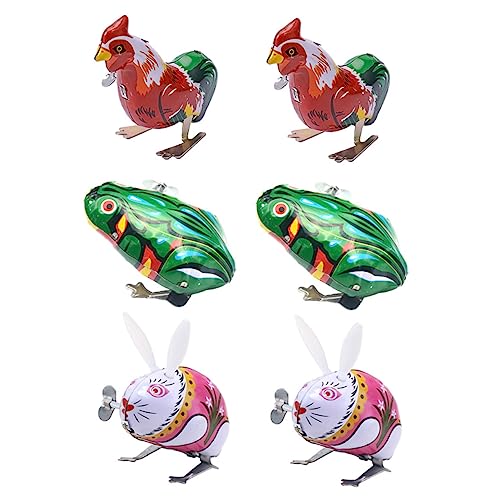 KONTONTY 6st Uhrwerk Tierspielzeug Plüsch Vintage Springspielzeug Uhrwerk Spiele Zum Aufziehen Spielzeugtiere Aufziehen Küken Aufziehen Küken Aufziehtier Eisen KONTONTY 6st Uhrwerk Tierspielzeug Plüsch Vintage Springspielzeug Uhrwerk Spiele Zum Aufziehen Spielzeugtiere Aufziehen Küken Aufziehen Küken Aufziehtier Eisen von KONTONTY