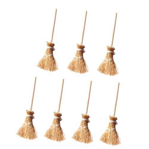 KONTONTY 7 Stück Besen Teiliges Holz Dekorationsset für Puppenhäuser und Miniaturlandschaften für DIY Projekte und Spielzeugaccessoires Kreative Szenen und Kindergeburtstage KONTONTY 7 Stück Besen Teiliges Holz Dekorationsset für Puppenhäuser und Miniaturlandschaften für DIY Projekte und Spielzeugaccessoires Kreative Szenen und Kindergeburtstage von KONTONTY