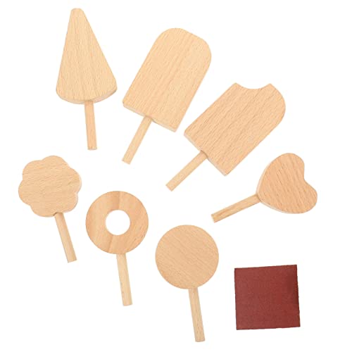 KONTONTY 7 Stück Japanische Eisformen Für Jungen Und Mädchen Eiscreme-Requisite Aus Holz Unfertige Eiscreme-Foto-Requisiten Für Jungen Und Mädchen KONTONTY 7 Stück Japanische Eisformen Für Jungen Und Mädchen Eiscreme-Requisite Aus Holz Unfertige Eiscreme-Foto-Requisiten Für Jungen Und Mädchen von KONTONTY