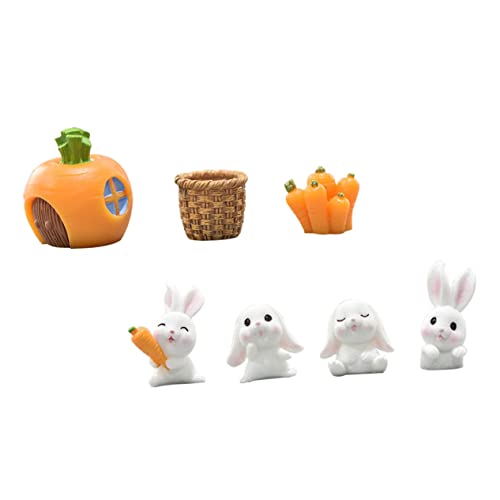 KONTONTY Miniatur Kaninchen Figur Harz Tierkaninchen Modell Cartoon Kaninchen Dekoration Landschafts Dekoration Simulations Modell KONTONTY Miniatur Kaninchen Figur Harz Tierkaninchen Modell Cartoon Kaninchen Dekoration Landschafts Dekoration Simulations Modell von KONTONTY
