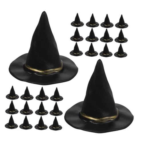 KONTONTY 72 Stück Teiliges Hexenhüte Schwarze Kunststoff Hexenhüte DIY Bastelzubehör Kleine Zauberhüte für Puppenhaus Dekoration Halloween Party Tischdeko Langlebige Halloween Accessoires KONTONTY 72 Stück Teiliges Hexenhüte Schwarze Kunststoff Hexenhüte DIY Bastelzubehör Kleine Zauberhüte für Puppenhaus Dekoration Halloween Party Tischdeko Langlebige Halloween Accessoires von KONTONTY