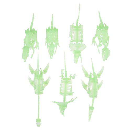 KONTONTY 7Pcs Luminöser Dinosauriermodell Desktop 3D Dinosaurier Puzzle Luminöses Dinosaurier Modell Für Dinosaurier Fossile Skelettfiguren Aniaml Statue Skull Green PVC KONTONTY 7Pcs Luminöser Dinosauriermodell Desktop 3D Dinosaurier Puzzle Luminöses Dinosaurier Modell Für Dinosaurier Fossile Skelettfiguren Aniaml Statue Skull Green PVC von KONTONTY