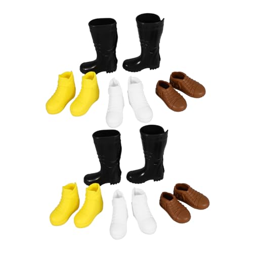 KONTONTY Miniatur-puppenschuhe 8 Paar Miniaturschuhe Schuhe Spielzeug Puppenschuhe Zubehör Dekorative Mini-Schuhe Puppenhausaccessoires KONTONTY Miniatur-puppenschuhe 8 Paar Miniaturschuhe Schuhe Spielzeug Puppenschuhe Zubehör Dekorative Mini-Schuhe Puppenhausaccessoires von KONTONTY