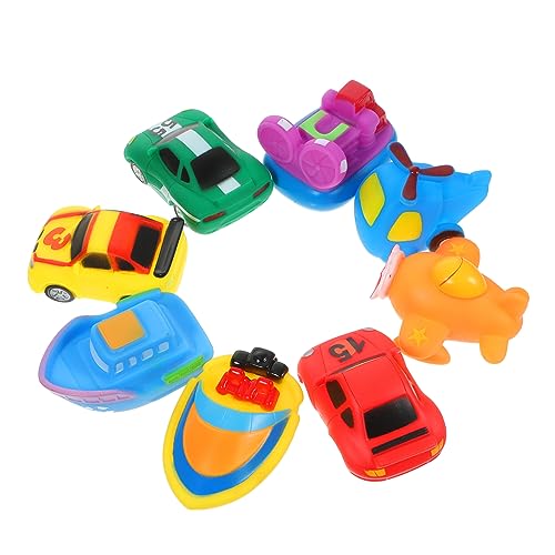 KONTONTY 8 STK Badespielzeug Spielzeug für Kinder Kleinkindspielzeug Kinder wasserspielzeug kinderwasserspielzeuge Kinderspielzeug Badewanne Spielzeug Sprühwasser Verkehrsauto von KONTONTY