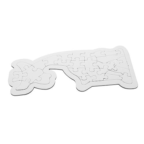 KONTONTY 8 Sätze Puzzle pädagogisches kognitives Papier Weiß von KONTONTY