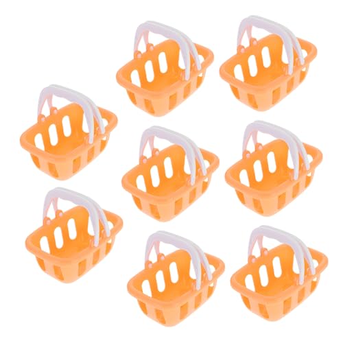 KONTONTY 8 Stück Mini Einkaufskorb für Teiliges mit Griffen für Rollenspiele im Supermarkt Fördert Kreatives und Lernen aus Langlebigem Kunststoff Ab Jahren KONTONTY 8 Stück Mini Einkaufskorb für Teiliges mit Griffen für Rollenspiele im Supermarkt Fördert Kreatives und Lernen aus Langlebigem Kunststoff Ab Jahren von KONTONTY