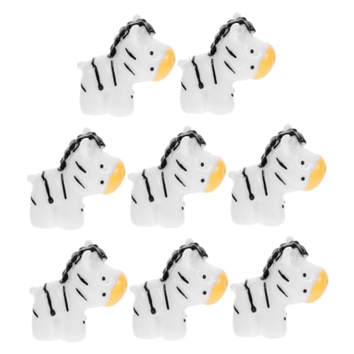 KONTONTY 8 Stücke Mini Zebra Figuren Winzige Harz Spielzeug Für Home Office Decor Natürliche Miniatur Zebra Party Favors KONTONTY 8 Stücke Mini Zebra Figuren Winzige Harz Spielzeug Für Home Office Decor Natürliche Miniatur Zebra Party Favors von KONTONTY
