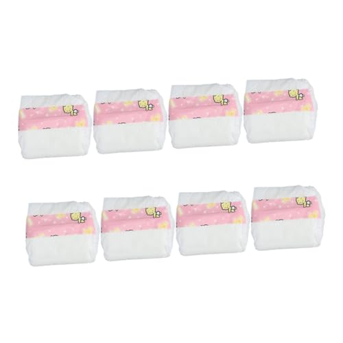 KONTONTY 8 Stück Mini Puppenwindeln Mini Puppenunterwäsche Windeln Für Babypuppen Süße Puppenunterwäsche Mini Puppenunterhosen Neugeborenen Babypuppenzubehör Babypuppenwindeln Mini KONTONTY 8 Stück Mini Puppenwindeln Mini Puppenunterwäsche Windeln Für Babypuppen Süße Puppenunterwäsche Mini Puppenunterhosen Neugeborenen Babypuppenzubehör Babypuppenwindeln Mini von KONTONTY