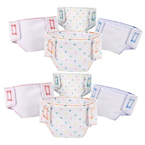 KONTONTY 8 Stück Puppe Höschen Puppenkleidung für Mini-Puppen Babypuppe und Zubehör Toys mädchen Puppenartikel Einfarbiger Puppen-Slip Puppen-Foto-Requisiten Stoff KONTONTY 8 Stück Puppe Höschen Puppenkleidung für Mini-Puppen Babypuppe und Zubehör Toys mädchen Puppenartikel Einfarbiger Puppen-Slip Puppen-Foto-Requisiten Stoff von KONTONTY