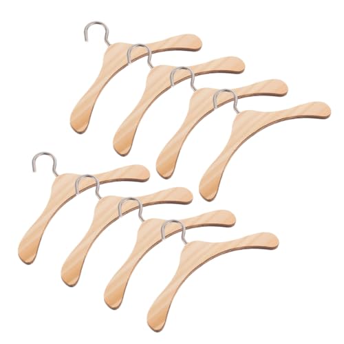 KONTONTY 8 Stück Teiliges Miniatur Puppenbügel aus Massivem Holz Kleiderbügel für Bjd Puppen Langlebig Kompakt Organisation von Puppenkleidung KONTONTY 8 Stück Teiliges Miniatur Puppenbügel aus Massivem Holz Kleiderbügel für Bjd Puppen Langlebig Kompakt Organisation von Puppenkleidung von KONTONTY