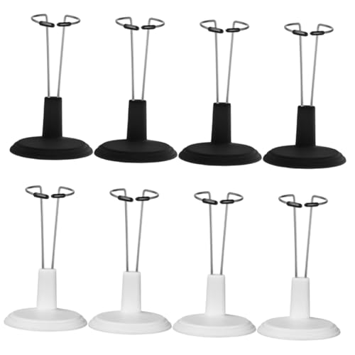 KONTONTY 8 Stück Teiliges Puppenständer Schwarze Weiße Stabiler und Wiederverwendbarer Puppenhalter für Präsentation und Aufbewahrung von Puppen KONTONTY 8 Stück Teiliges Puppenständer Schwarze Weiße Stabiler und Wiederverwendbarer Puppenhalter für Präsentation und Aufbewahrung von Puppen von KONTONTY