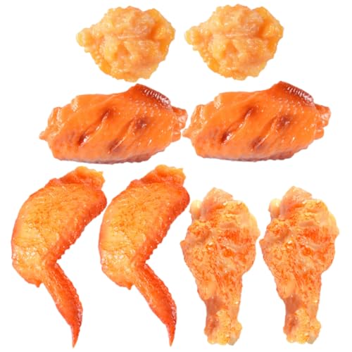KONTONTY 8 Stück Teiliges Realistisches Hähnchenmodell Flexiblem PVC Täuschend Echte Geflügel Requisiten Sicher für Küchen Dekoration für Rollenspiele KONTONTY 8 Stück Teiliges Realistisches Hähnchenmodell Flexiblem PVC Täuschend Echte Geflügel Requisiten Sicher für Küchen Dekoration für Rollenspiele von KONTONTY