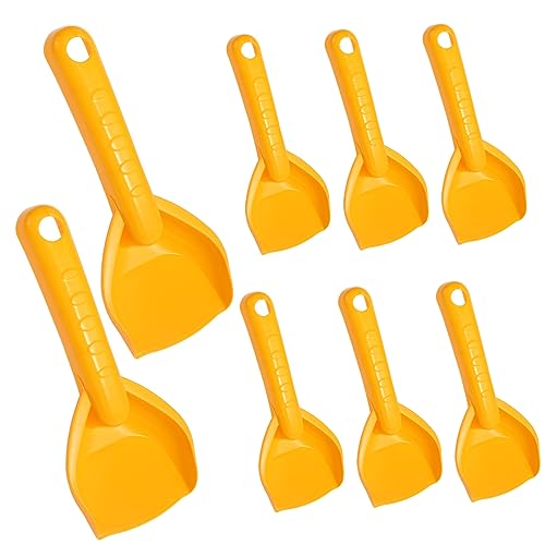 KONTONTY 8 Stück Teiliges Sandschaufel Robuste Kunststoffschaufeln für Strand und Garten Gelb für Outdoor und Kreative Aktivitäten mit Eltern Junge Mädchen Beziehung KONTONTY 8 Stück Teiliges Sandschaufel Robuste Kunststoffschaufeln für Strand und Garten Gelb für Outdoor und Kreative Aktivitäten mit Eltern Junge Mädchen Beziehung von KONTONTY