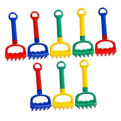 KONTONTY 8 Stück Teiliges Sandspielzeug für Robuste Sandrechen für Strand Kreatives Outdoor für Fantasievolles und Handwerkliche Fähigkeiten von KONTONTY