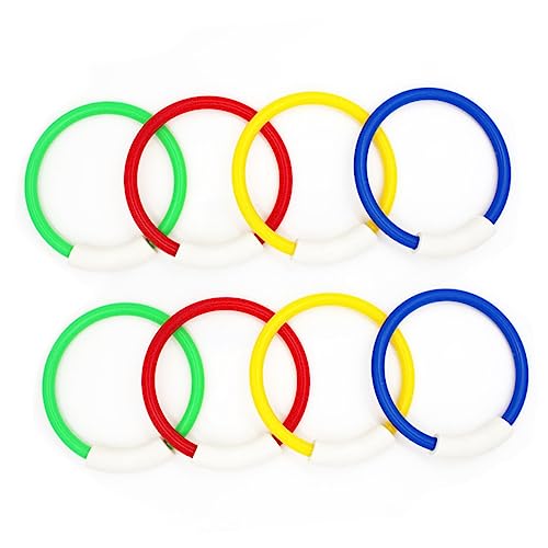 KONTONTY 8 Stück Teiliges Unterwasser Tauchring für Tauchspielzeuge Schwimmfähigkeiten für Poolspiele und Tauchtraining Farben Zufällig Zufällige Farbe KONTONTY 8 Stück Teiliges Unterwasser Tauchring für Tauchspielzeuge Schwimmfähigkeiten für Poolspiele und Tauchtraining Farben Zufällig Zufällige Farbe von KONTONTY