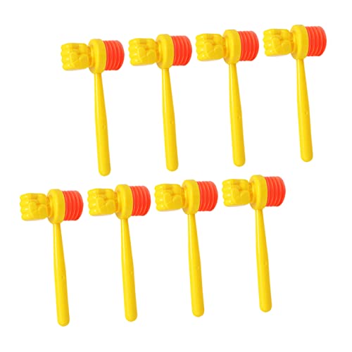 KONTONTY 8 Stück Zubehör für Spielzeughammer Mini-Hammer- Mallet-Hammer- Werkzeug für kinderwerkzeug Mini-Hammerspielzeug goldene Eier hämmern Werkzeuge PVC Yellow KONTONTY 8 Stück Zubehör für Spielzeughammer Mini-Hammer- Mallet-Hammer- Werkzeug für kinderwerkzeug Mini-Hammerspielzeug goldene Eier hämmern Werkzeuge PVC Yellow von KONTONTY