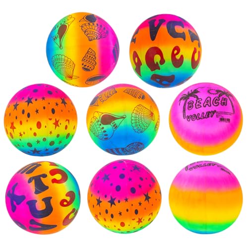 KONTONTY 8 Stücke Aufblasbare Strand Ball Strand Bälle Aufblasbare Bälle Für Schwimmen Pool KONTONTY 8 Stücke Aufblasbare Strand Ball Strand Bälle Aufblasbare Bälle Für Schwimmen Pool von KONTONTY